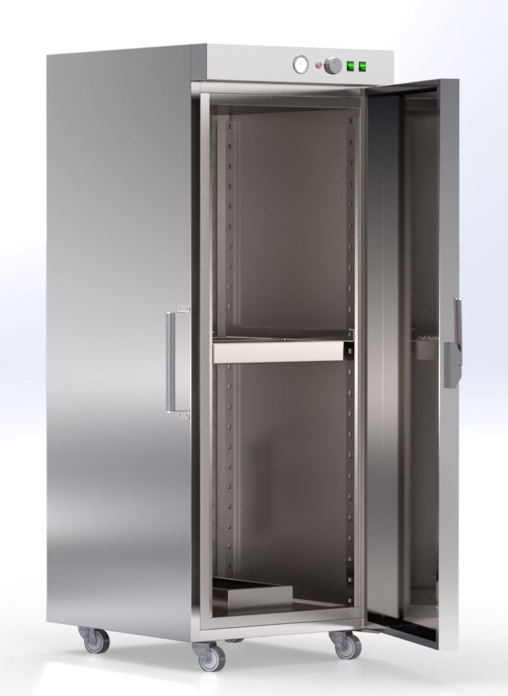warmhoudkast 1 deur - op wielen AW-079-1 ArtSteel