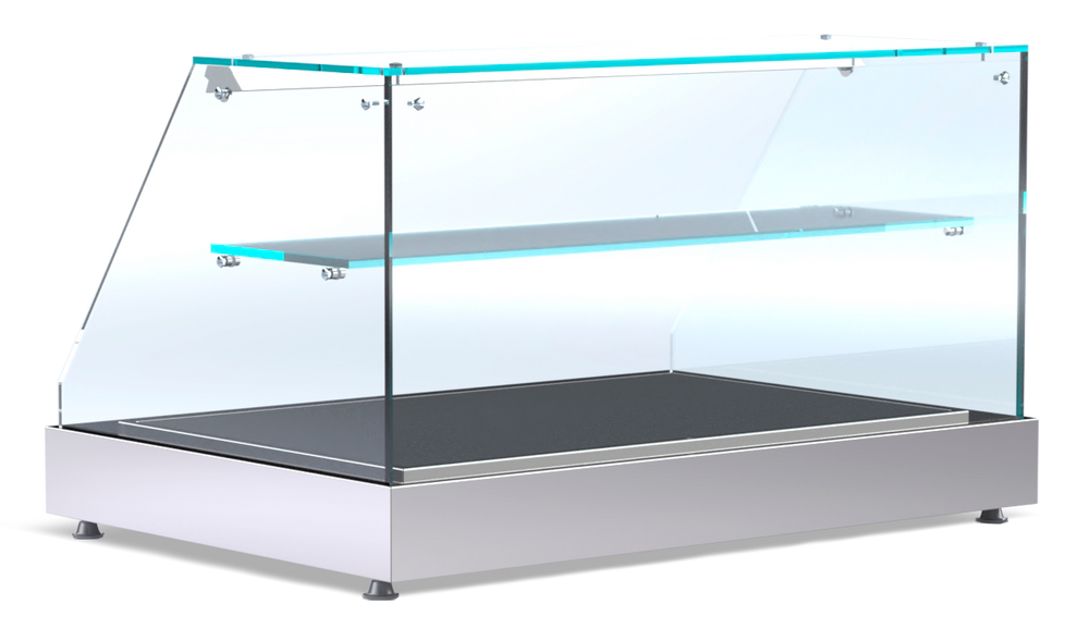 Verwarmde toonbankvitrine ArtSteel TE-095-0 line 70 displays