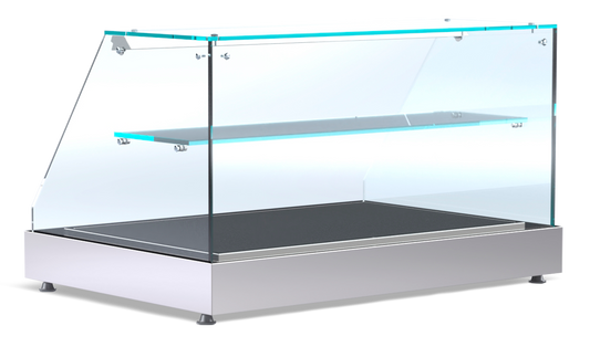 Verwarmde toonbankvitrine ArtSteel TE-095-0 line 70 displays