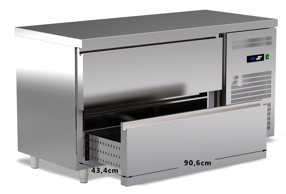 koelwerkbank 2 laden TR-152-2R ArtSteel