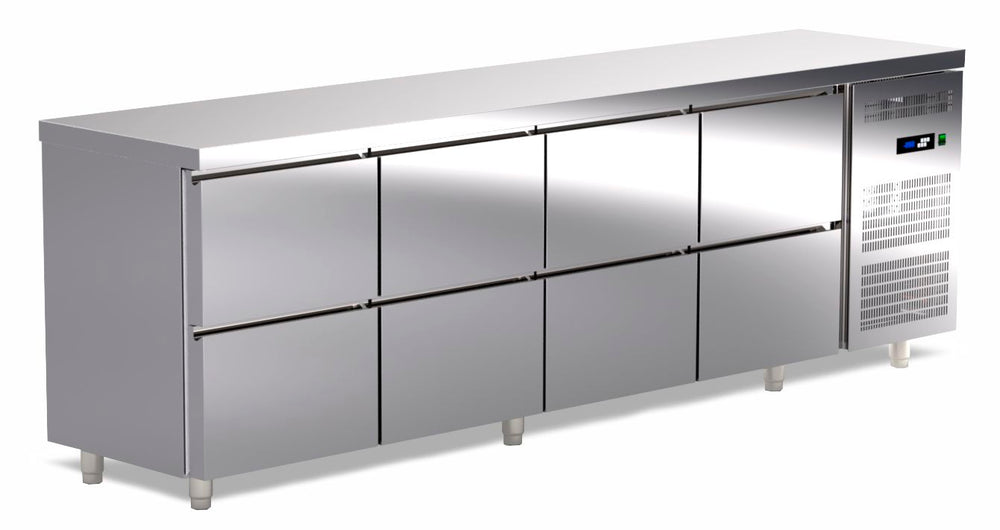 werkbank koeling 8 lades TR-237-G8R ArtSteel