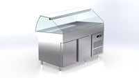fish line vitrine koeling VA-149-K ArtSteel fish refrigeration
